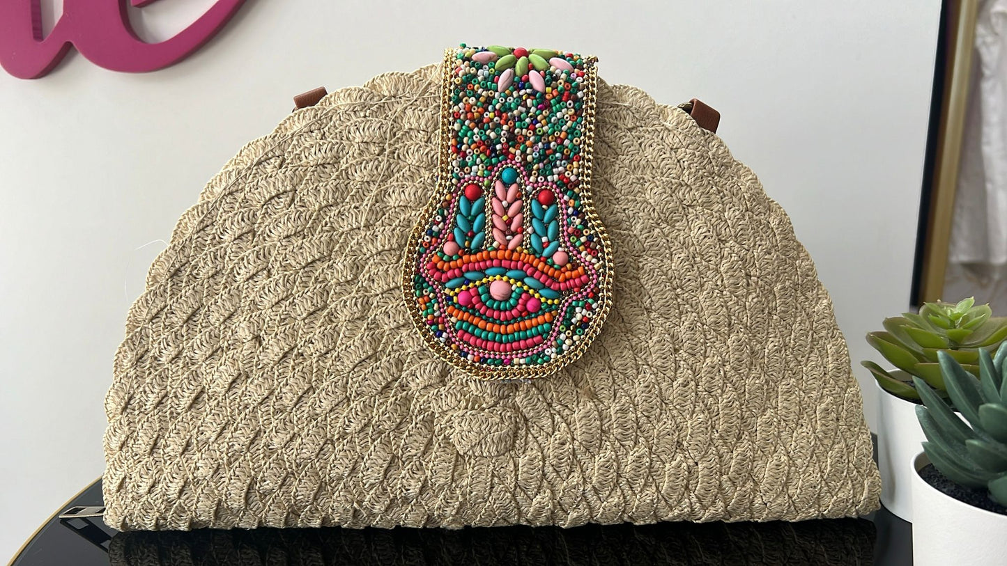 CARTERA MANO RAFIA